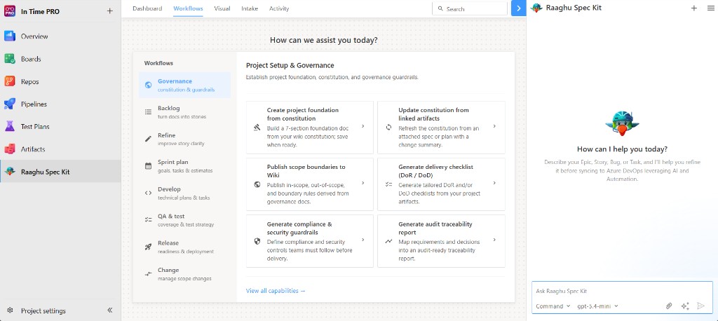 Workflows Tab