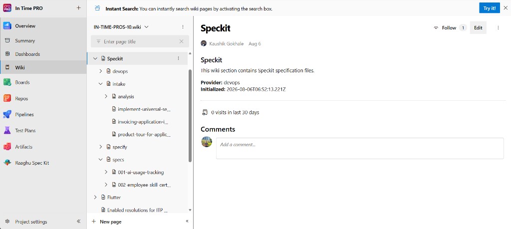 Wiki Based Storage